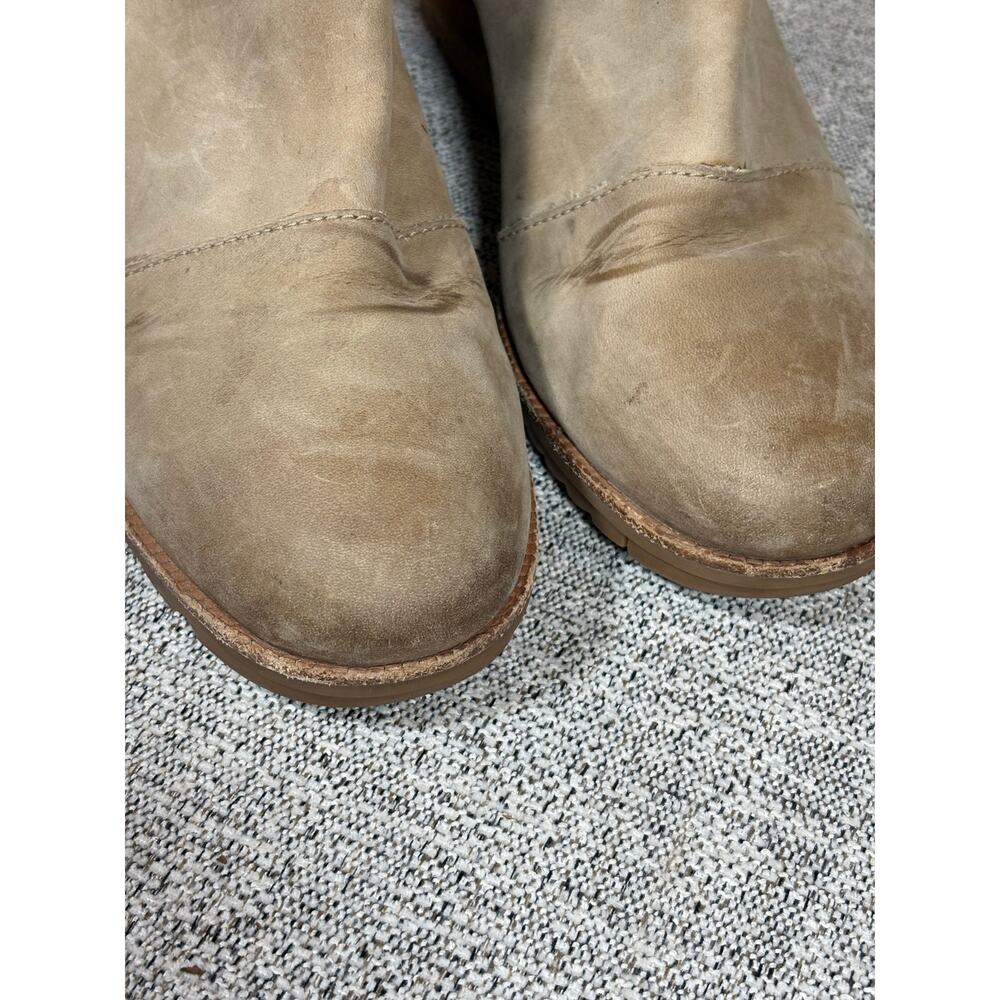 Sorel Women's Cate Chelsea Boot - Casual Waterproof - Sandy Tan - Size 9 - Picture 2 of 5